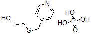 CAS#: 78092-66-7， 2-((4-Pyridylmethyl)thio)ethanol phosphate (1:1) (salt)
