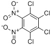 structure of CAS# 781-15-7, 1,2,3,4-Tetrachloro-5,6-Dinitro-Benzene;1,2,3,4-Tetrachloro-5,6-Dinitro-Benzene;1,2-Dinitrotetrachlorobenzene