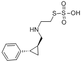 CAS#: 78128-72-0， [(1R,2R)-2-[(2-Sulfosulfanylethylamino)Methyl]Cyclopropyl]Benzene
