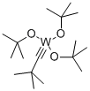 structure of CAS# 78234-36-3, Schrock Alkyne Metathesis Catalyst;TRIS(T-BUTOXY)(2,2-DIMETHYLPROPYLIDYNE)TUNGSTEN (VI), 98% SCHROCKALKYNE METATHESIS CATALYST;TRIS(TERT-BUTOXY)(2,2-DIMETHYLPROPYLIDYNE)TUNGSTEN(VI);TRIS(T-BUTOXY)(2,2-DIMETHYLPROPYLIDYNE)TUNGSTEN (VI)