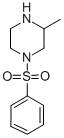 structure of CAS# 782443-87-2, 1-Benzenesulfonyl-3-Methyl-Piperazine;1-BENZENESULFONYL-3-METHYL-PIPERAZINE