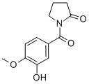 CAS#: 78282-45-8， 1-(3-Hydroxy-4-Methoxybenzoyl)Pyrrolidin-2-One
