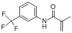 structure of CAS# 783-05-1, 3'-Trifluoromethylmethacrylanilide;Fr-0886;3'-Trifluoromethylmethacrylanilide;Sbb008102