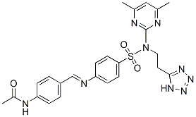 CAS#: 78311-83-8， N-[4-[[4-[(4,6-Dimethylpyrimidin-2-Yl)-[2-(2H-Tetrazol-5-Yl)Ethyl]Sulfamoyl]Phenyl]Iminomethyl]Phenyl]Acetamide
