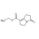 CAS#: 78312-56-8， Ethyl 3-thioxo-2,3,5,6-tetrahydro-1H-pyrrolizine-7-carboxylate