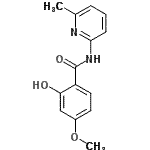CAS#: 783370-96-7， 2-Hydroxy-4-methoxy-N-(6-methyl-2-pyridinyl)benzamide