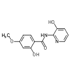 CAS#: 783370-97-8， 2-Hydroxy-N-(3-hydroxy-2-pyridinyl)-4-methoxybenzamide