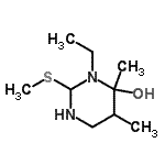 CAS#: 784077-52-7， 3-Ethyl-4,5-dimethyl-2-(methylsulfanyl)hexahydro-4-pyrimidinol