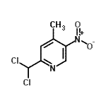CAS#: 784173-76-8， 2-(Dichloromethyl)-4-methyl-5-nitropyridine