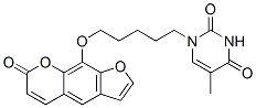 CAS#: 78497-52-6， 5-Methyl-1-[5-(7-Oxofuro[3,2-g]Chromen-9-Yl)Oxypentyl]Pyrimidine-2,4-Dione