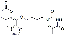 CAS#: 78497-53-7， 5-Methyl-1-[4-[(7-Oxo-7H-Furo[3,2-g][1]Benzopyran-9-Yl)Oxy]Butyl]-2,4(1H,3H)-Pyrimidinedione