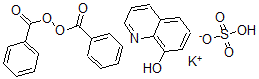 CAS#: 78515-96-5， 8-Quinolinol sulfate (1:1) (salt) monopotassium salt mixt. with dibenzoyl peroxide