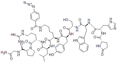 CAS#: 78527-81-8， 6-(N-epsilon-(4-Azidobenzoyl)Lysine)-Lhrh
