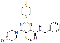 CAS#: 78552-37-1， 8-(1-Oxo-1,4-Thiazinan-4-Yl)-N-(Phenylmethyl)-6-Piperazin-1-Ylpyrimido[6,5-e]Pyrimidin-4-Amine