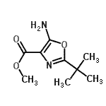 CAS 登录号：785805-35-8， 甲基5-氨基-2-(2-甲基-2-丙基)-1,3-恶唑-4-羧酸酯