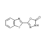 CAS#: 78620-21-0， 5-(1,3-Benzothiazol-2-yl)-1,3,4-oxadiazol-2-ol