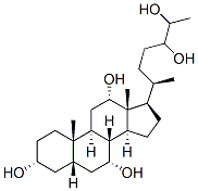 CAS#: 78648-95-0， (3R,5S,7R,8R,9S,10S,12S,13R,14S,17S)-17-[(2R)-5,6-Dihydroxyheptan-2-Yl]-10,13-Dimethyl-2,3,4,5,6,7,8,9,11,12,14,15,16,17-Tetradecahydro-1H-Cyclopenta[a]Phenanthrene-3,7,12-Triol