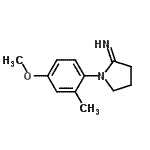 CAS#: 786700-83-2， 1-(4-Methoxy-2-methylphenyl)-2-pyrrolidinimine