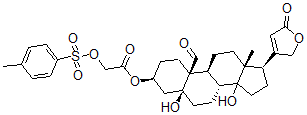 CAS#: 78730-59-3， [(3S,5S,8R,9S,10S,13R,17R)-10-Formyl-5,14-Dihydroxy-13-Methyl-17-(5-Oxo-2H-Furan-3-Yl)-2,3,4,6,7,8,9,11,12,15,16,17-Dodecahydro-1H-Cyclopenta[a]Phenanthren-3-Yl] 2-(4-Methylphenyl)Sulfonyloxyacetate
