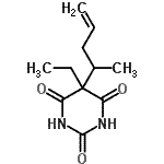CAS#: 787494-76-2， 5-Ethyl-5-(4-penten-2-yl)-2,4,6(1H,3H,5H)-pyrimidinetrione