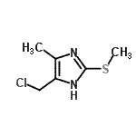 CAS#: 787511-01-7， 4-(Chloromethyl)-5-methyl-2-(methylsulfanyl)-1H-imidazole