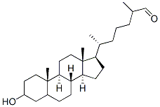 CAS#: 78801-18-0， (6R)-6-[(3R,5R,8R,9S,10S,13R,14S,17R)-3-Hydroxy-10,13-Dimethyl-2,3,4,5,6,7,8,9,11,12,14,15,16,17-Tetradecahydro-1H-Cyclopenta[a]Phenanthren-17-Yl]-2-Methylheptanal