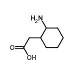 CAS#: 78844-19-6， 2-(2-aminocyclohexyl)acetic acid