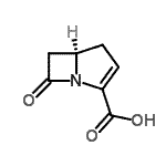 CAS#: 78854-41-8， (5R)-7-Oxo-1-azabicyclo[3.2.0]hept-2-ene-2-carboxylic acid