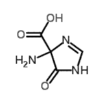 CAS#: 78868-87-8， 4-Amino-5-oxo-4,5-dihydro-1H-imidazole-4-carboxylic acid