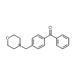结构式 CAS# 789427-08-3, [4-(4-吗啉基甲基)苯基](苯基)甲酮