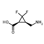 CAS#: 790182-47-7， (1S,3R)-3-(Aminomethyl)-2,2-difluorocyclopropanecarboxylic acid