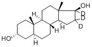 CAS#: 79037-33-5， 5alpha-Androstan-3alpha,17beta-Diol-16,16,17-D3