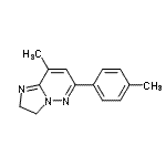 CAS#: 790611-57-3， 8-Methyl-6-(4-methylphenyl)-2,3-dihydroimidazo[1,2-b]pyridazine