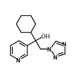 CAS#: 790691-17-7， 1-Cyclohexyl-1-(3-pyridinyl)-2-(1H-1,2,4-triazol-1-yl)ethanol