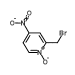 CAS 登录号：79078-31-2， 2-(溴甲基)-4-硝基吡啶1-氧化物