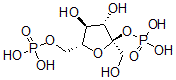 CAS 登录号：79082-92-1， [(2S,3S,4S,5R)-3,4-二羟基-2-(羟基甲基)-5-(膦酰氧基甲基)四氢呋喃-2-基]磷酸二氢酯