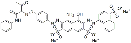 CAS#: 79135-92-5， Trisodium (6Z)-4-Amino-3-[4-[1,3-Dioxo-1-(Phenylamino)Butan-2-Yl]Diazenylphenyl]Diazenyl-5-Oxo-6-[(4-Sulfonatonaphthalen-1-Yl)Hydrazinylidene]Naphthalene-2,7-Disulfonate