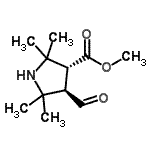CAS#: 791591-53-2， Methyl (3R,4R)-4-formyl-2,2,5,5-tetramethyl-3-pyrrolidinecarboxylate