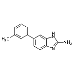 CAS 登录号：791595-73-8， 6-(3-甲基苯基)-1H-苯并咪唑-2-胺