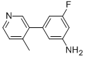 CAS#: 791644-60-5， 3-Fluoro-5-(4-Methyl-3-Pyridinyl)-Benzenamine