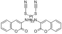 CAS#: 79170-44-8， cis-Bis(2-oxo-2H-1-benzopyran-3-ylammine)bis(thiocyanato)platinum(II)