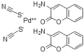 CAS#: 79170-49-3， cis-Bis(2-oxo-2H-1-benzopyran-3-ylammine)bis(thiocyanato)palladium(II)