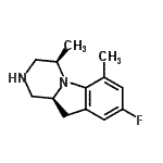 CAS#: 791774-66-8， (4R,10aS)-8-Fluoro-4,6-dimethyl-1,2,3,4,10,10a-hexahydropyrazino[1,2-a]indole