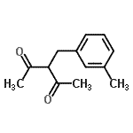 CAS#: 791809-53-5， 3-(m-tolylmethyl)pentane-2,4-dione