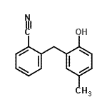 CAS#: 791821-94-8， 2-(2-Hydroxy-5-methylbenzyl)benzonitrile