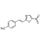 CAS#: 791852-93-2， 2-[(E)-2-(4-Methylphenyl)vinyl]-5-nitro-1,3-oxazole