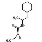 CAS#: 791855-86-2， (2S,3R)-3-Methyl-N-[1-(1-piperidinyl)-2-propanyl]-2-oxiranecarboxamide