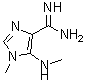 CAS 登录号：792136-06-2， 1-甲基-5-(甲基氨基)-1H-咪唑-4-甲脒