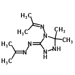CAS#: 792159-94-5， N-[3-(2-Isopropylidenehydrazino)-5,5-dimethyl-1,5-dihydro-4H-1,2,4-triazol-4-yl]-2-propanimine