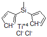 CAS#: 79269-75-3， 1,1'-Methylsilylene-bis(eta5)-cyclopentadienyl)dichlorotitan(IV)